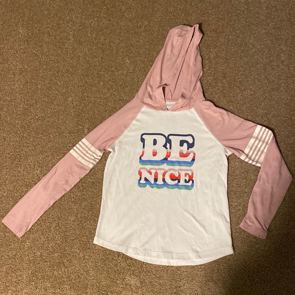 Girls T-Shirt Hoodie - Picture 1 of 4